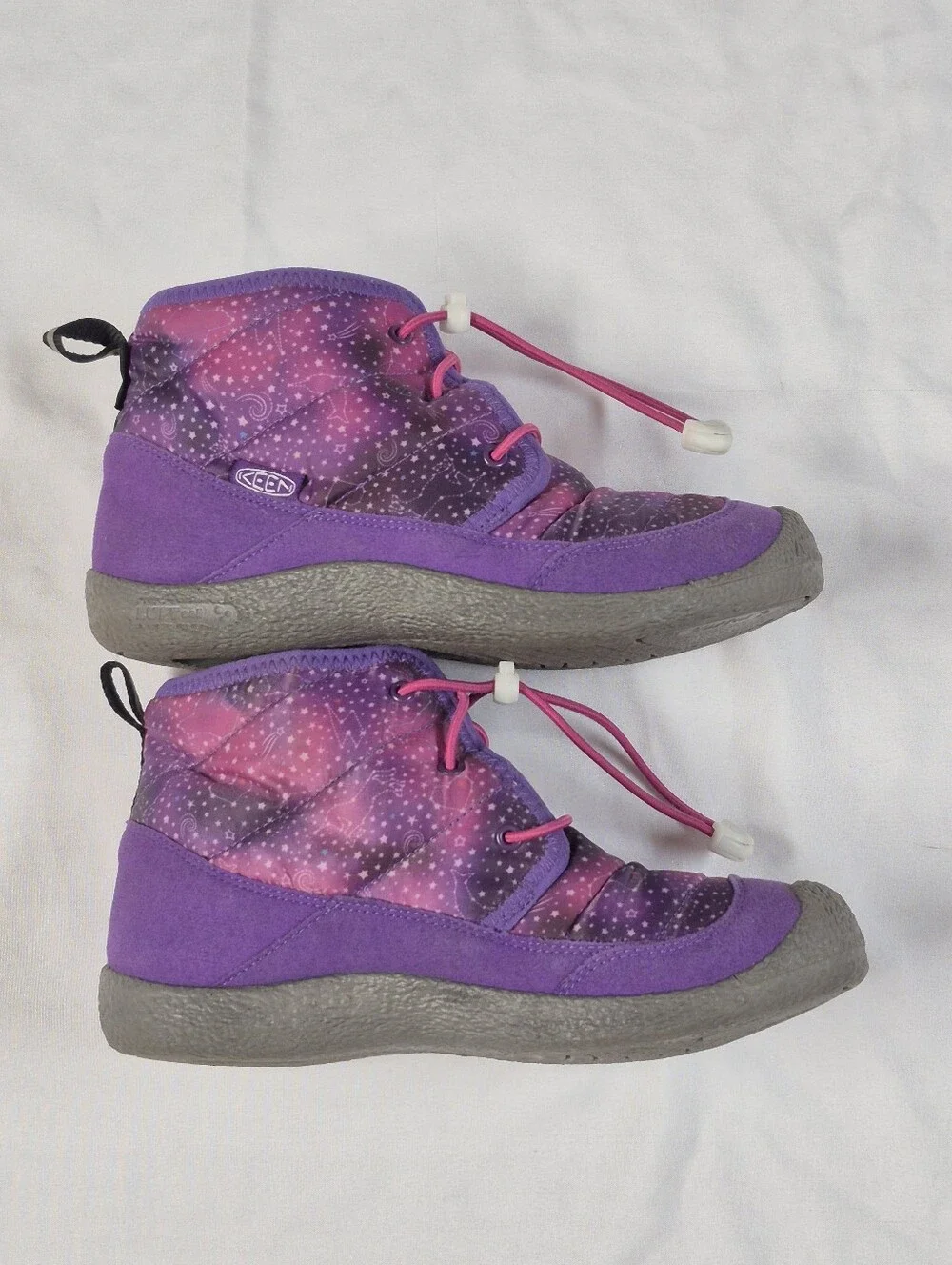 KEEN Howser II Chukka Mid Boot Waterproof Girls Tillandsia Purple Size 4